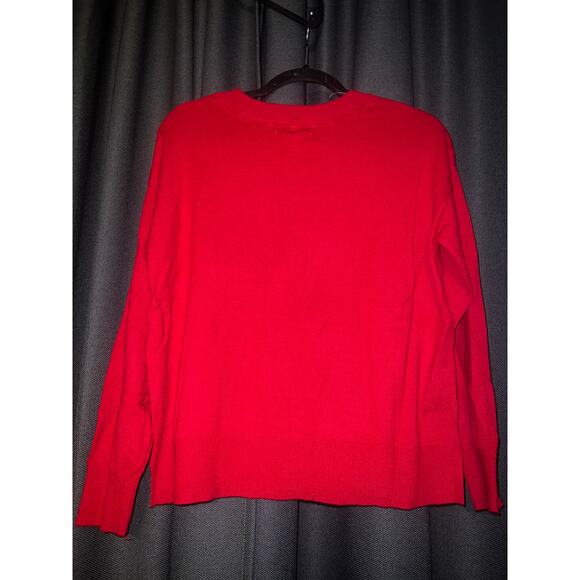 Ugly Christmas Sweater Xmas Sweatshirt Crewneck Size Medim Rae Dunn - Picture 3 of 3